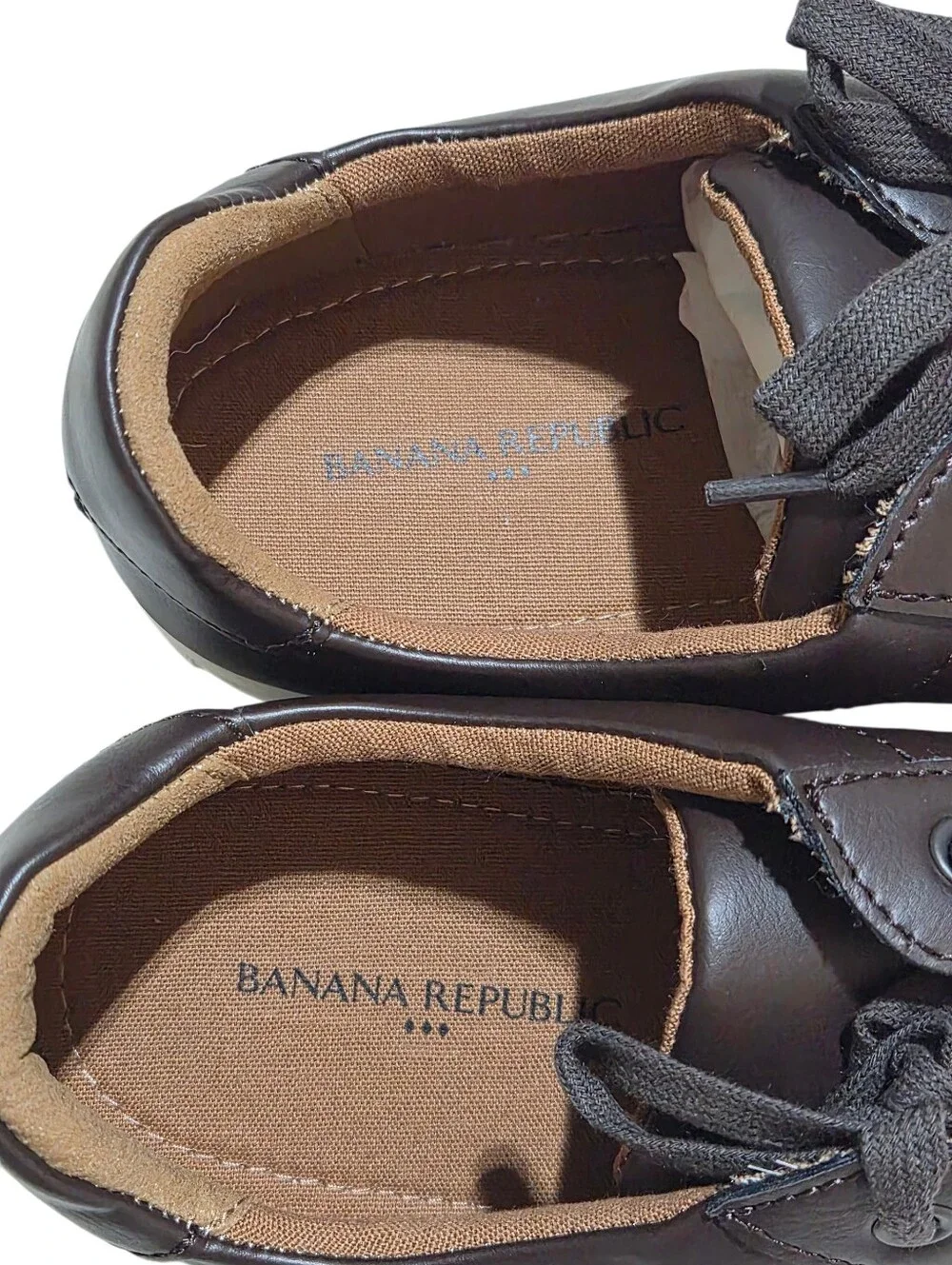 Banana Republic Men’s Low Top Nick Sneakers Dark Brown Size 10.5 New $90